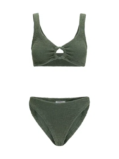 Hunza G Hallie Bikini Set In Brown