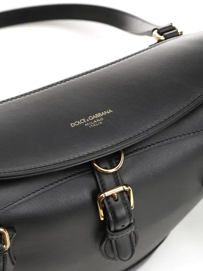 Dolce & Gabbana Dolce&gabbana Women Capri Shoulder Bag In Black