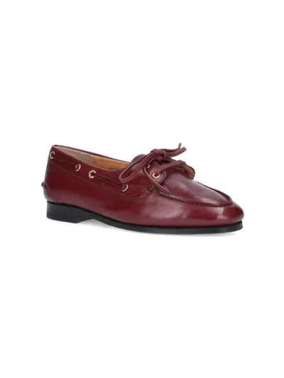 Bally Pathy Lace-up Loafers In Burgundy