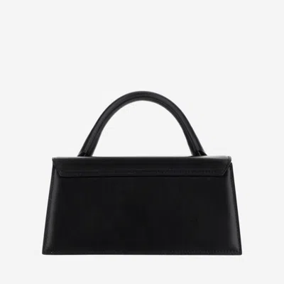 Jacquemus Shoulder Bags With Detachable Strap And Top Handle In Black