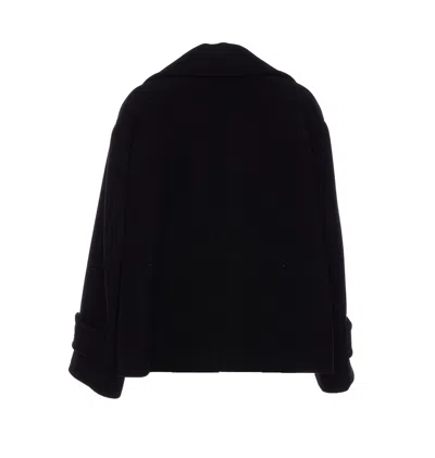 Chloé Double-breasted Jacket With Peaked Lapels In Multi