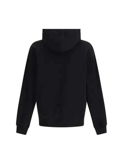 Jacquemus Hooded Long Sleeve Knitwear With Ribbed Cuffs In Black