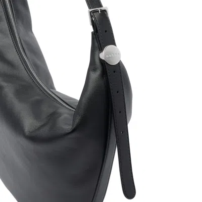 Marni Small Bag With Smooth Finish And Adjustable Strap In Black