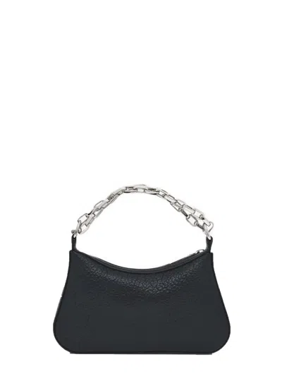 Alexander Mcqueen Small T-buckle Clutch Bag In Black