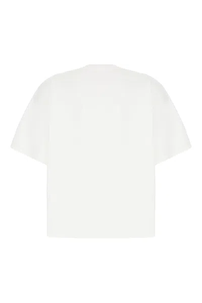Alexander Mcqueen Timeless Crew Neck T-shirt With Short Sleeves In White