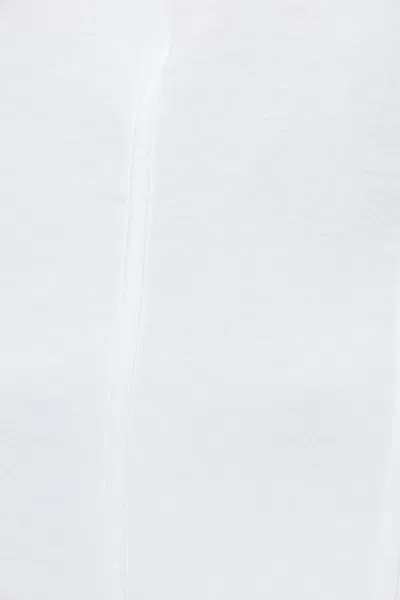 Alexander Mcqueen Top A Corsetto In Jersey In White