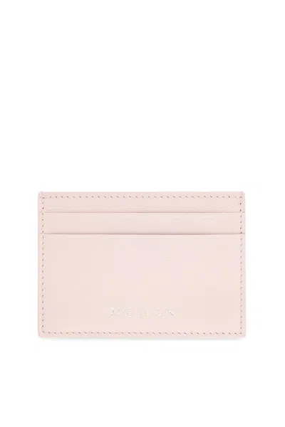 Alexander Mcqueen Leather Card Case In Multi