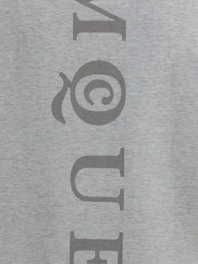 Alexander Mcqueen Logo T-shirt In Gray