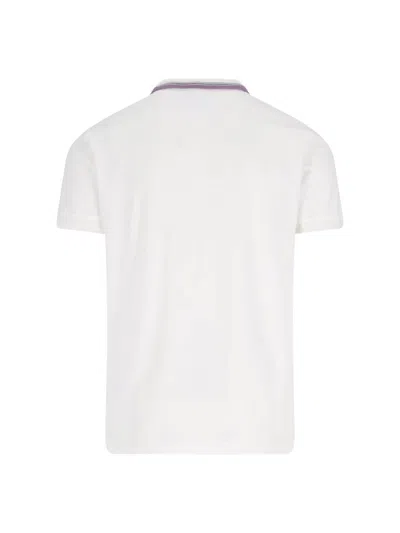 Vivienne Westwood Ribbed Collar Short Sleeves T-shirt In White