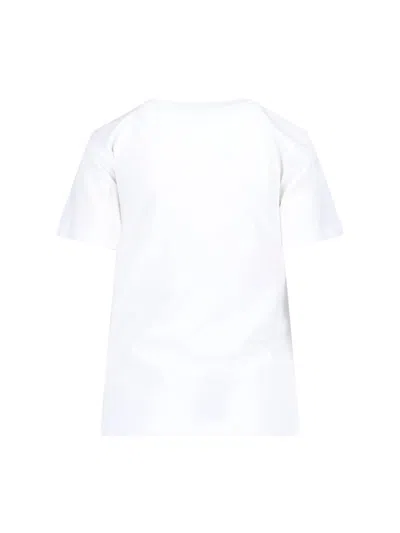 Marni Jersey Logo Short Sleeved T-shirt In White