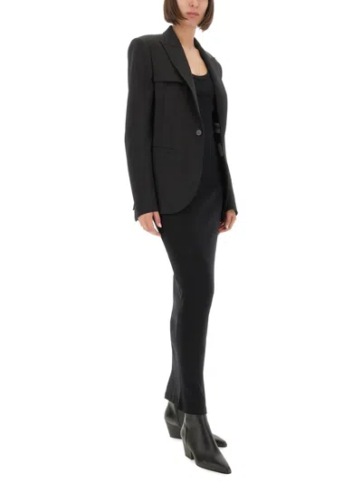 Jean Paul Gaultier Pierced Dress In Black