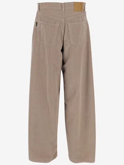 Haikure Grey Cotton Jeans In Neutral