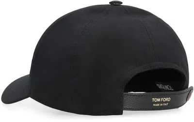 Tom Ford Baseball Hat With Logo In Black