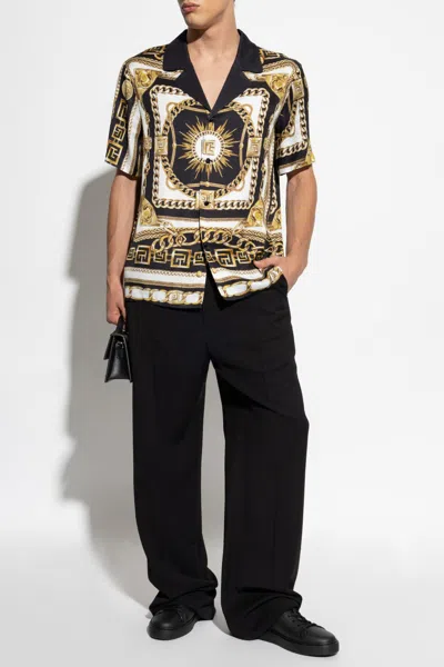 Balmain Shirt With Logo In Multi