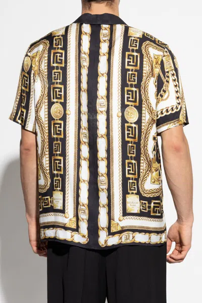 Balmain Shirt With Logo In Multi