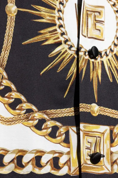 Balmain Shirt With Logo In Multi