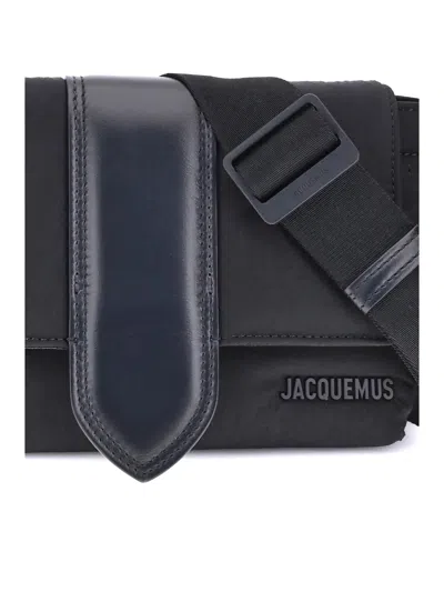 Jacquemus Men Le Petit Messenger Crossbody Bag In Black