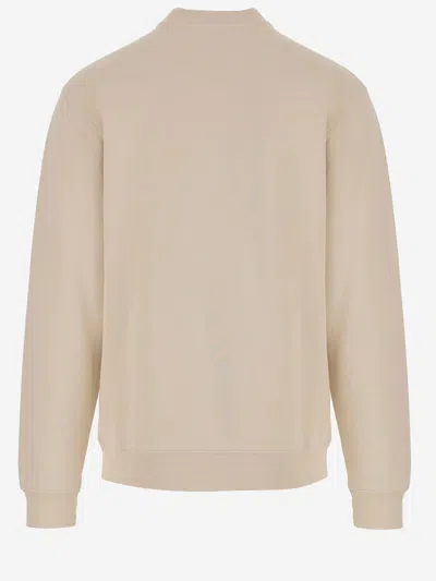 Jacquemus Cotton Sweatshirt In Neutral