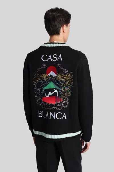 Casablanca Men's Casa Mountain Cardigan In Black