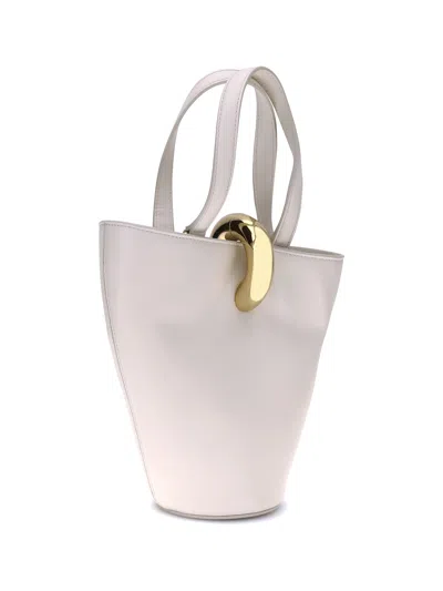Jacquemus Womens Light Ivory Le Petit Bambola Small Leather Top-handle Bag In Multicolor
