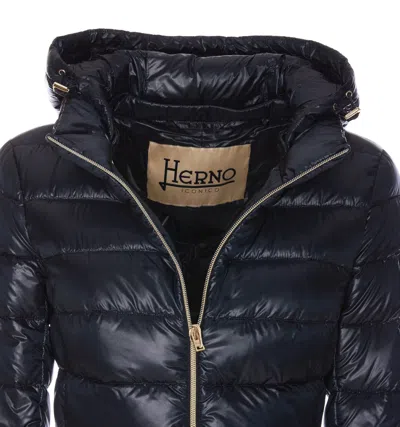 Herno Giada Down Jacket In Blue