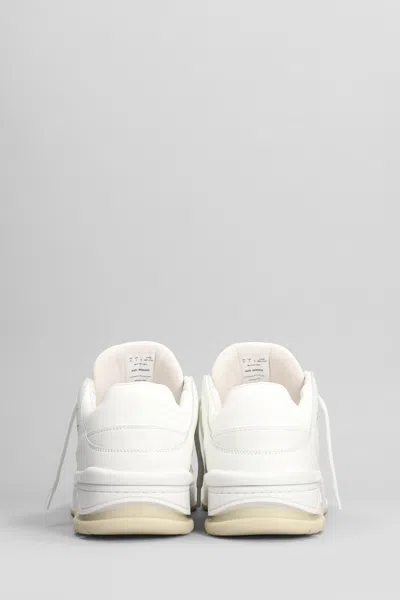 Axel Arigato White Leather Perforated Sneakers In White