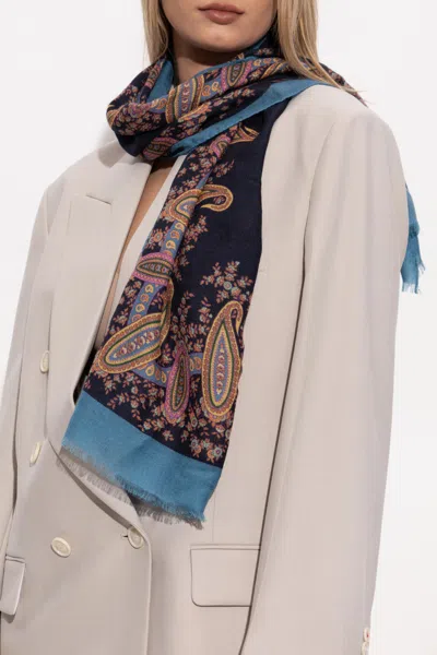 Etro Scarf With Decorative Pattern In Multi
