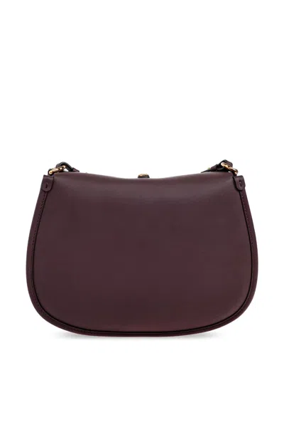 Etro Medium Pony Calf Leather Shoulder Bag In Red