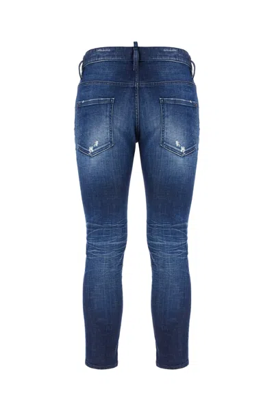 Dsquared2 Skater Jean Jeans Featuring Distressed Detailing In Blue