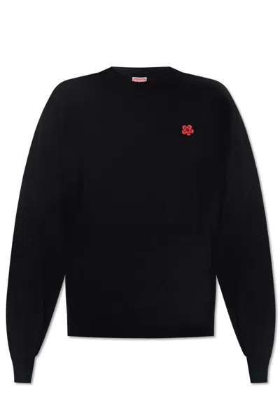 Kenzo Boke Flower Pullover In Black