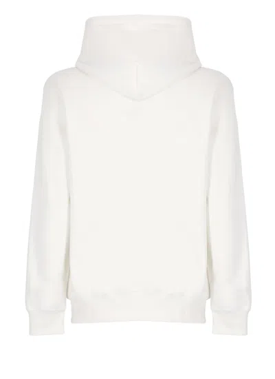 Ralph Lauren The Rl Fleece Western-logo Hoodie In White