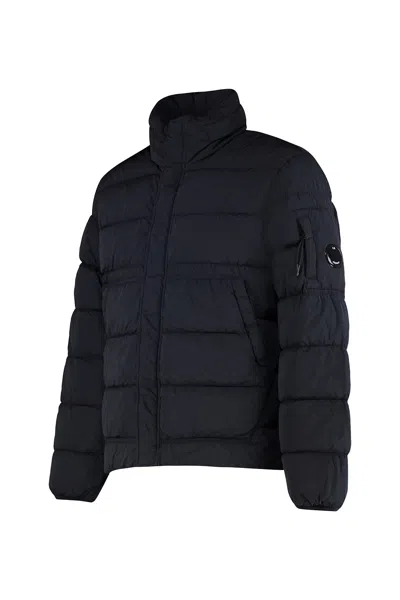 C.p. Company C.p.company Techno-nylon Down Jacket In Blue