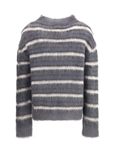 Marni Maglione In Misto Mohair Ricamato  Uomo In White