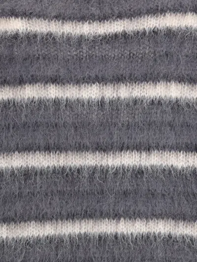 Marni Maglione In Misto Mohair Ricamato  Uomo In White