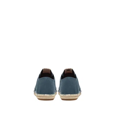 Autry Canvas Sneakers On Espadrille Sole In Blue