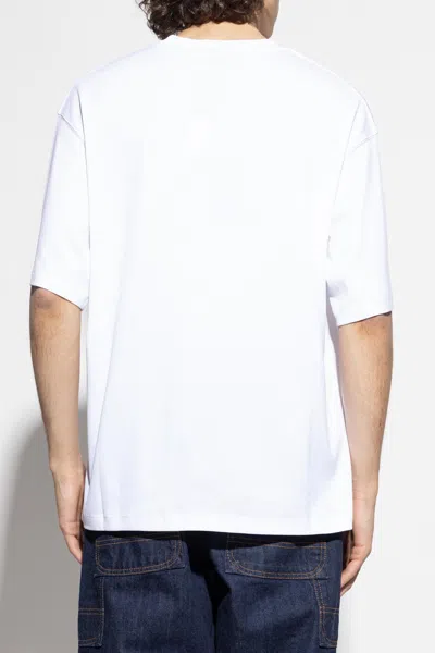 Jacquemus Crew Neck Short Sleeve Fitted T-shirt In White