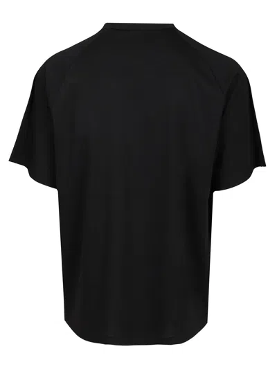 Y-3 3-stripes Cotton-blend Jersey T-shirt In Black