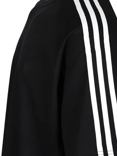 Y-3 3-stripes Cotton-blend Jersey T-shirt In Black