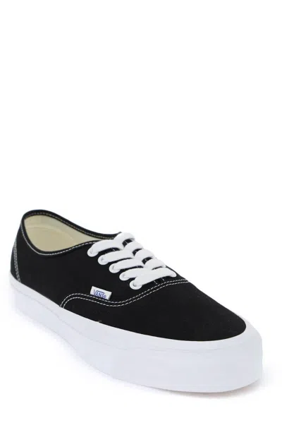 Vans Lx Authentic Reissue 44 Canvas Low-top Sneakers In Black