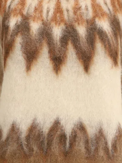 Isabel Marant Étoile Lightweight Textured Knit Sweater With Relaxed Fit In Brown