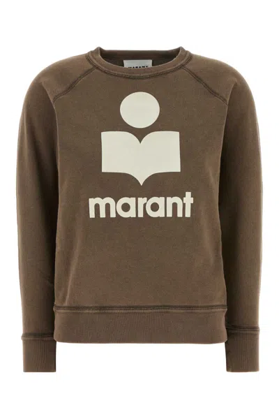 Isabel Marant Étoile Isabel Marant Etoile Mud Cotton Blend Millyny Sweatshirt In Animal Print