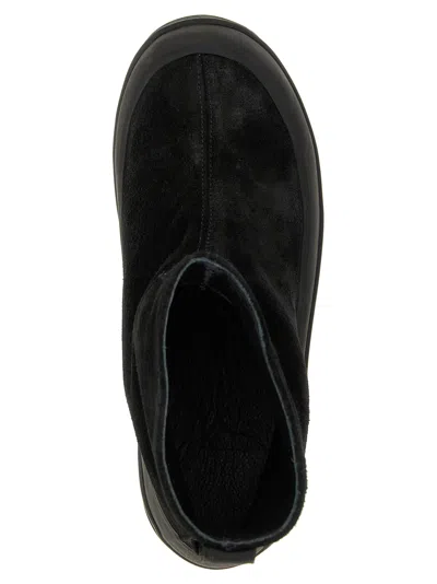 Stone Island S100120 Suede Boots In Black