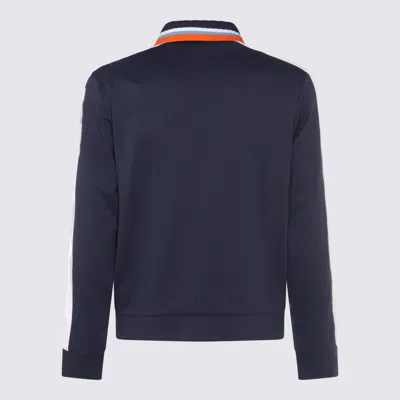 Casablanca Pique Truck Jacket In Blue