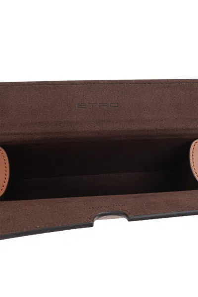 Etro Borsa A Spalla Arnica In Tessuto Stampato  Donna In Multi