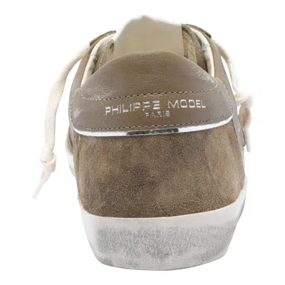 Philippe Model Paris X Leather And Suede Sneakers In Multi
