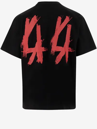44 Label Group Drip Front Row T-shirt In Black