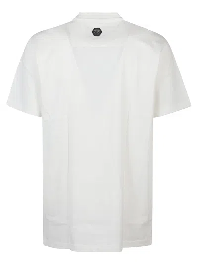 Philipp Plein 'stripes' T Shirt In White