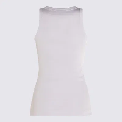 Fiorucci Angel Patch Ribbed Tank Top In White