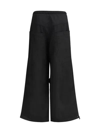 Attico Nylon Long Pant In Black