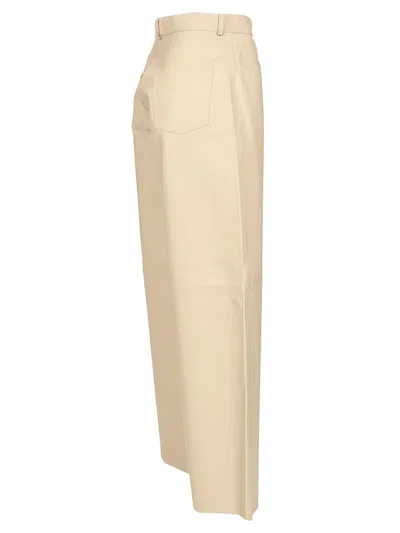 Haikure Bethany Leather Pants In Neutral